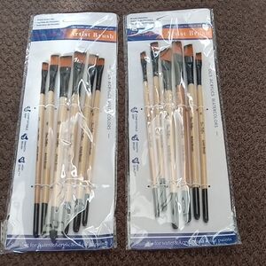 NIP Paint Brush Sets Of 12 Brushes
